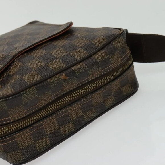 LOUIS VUITTON Damier Ebene Olaf PM Shoulder Bag N41442 LV Auth 138638 - Picture 7 of 16